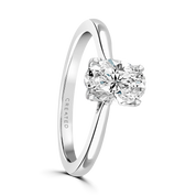 B&N | Platinum & 1ct Lab Grown Diamond Engagement Ring