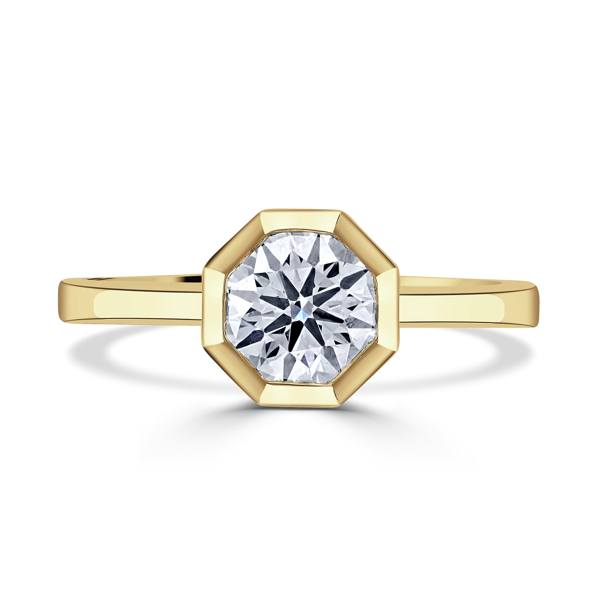 B&N | 18ct Yellow Gold & 3.00ct Lab Grown Diamond Engagement Ring