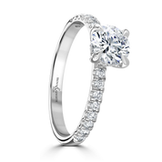 B&N | Platinum & 1.76ct Lab Grown Diamond Engagement Ring