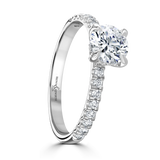 B&N | Platinum & 1.76ct Lab Grown Diamond Engagement Ring