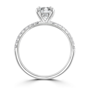 B&N | Platinum & 1.76ct Lab Grown Diamond Engagement Ring