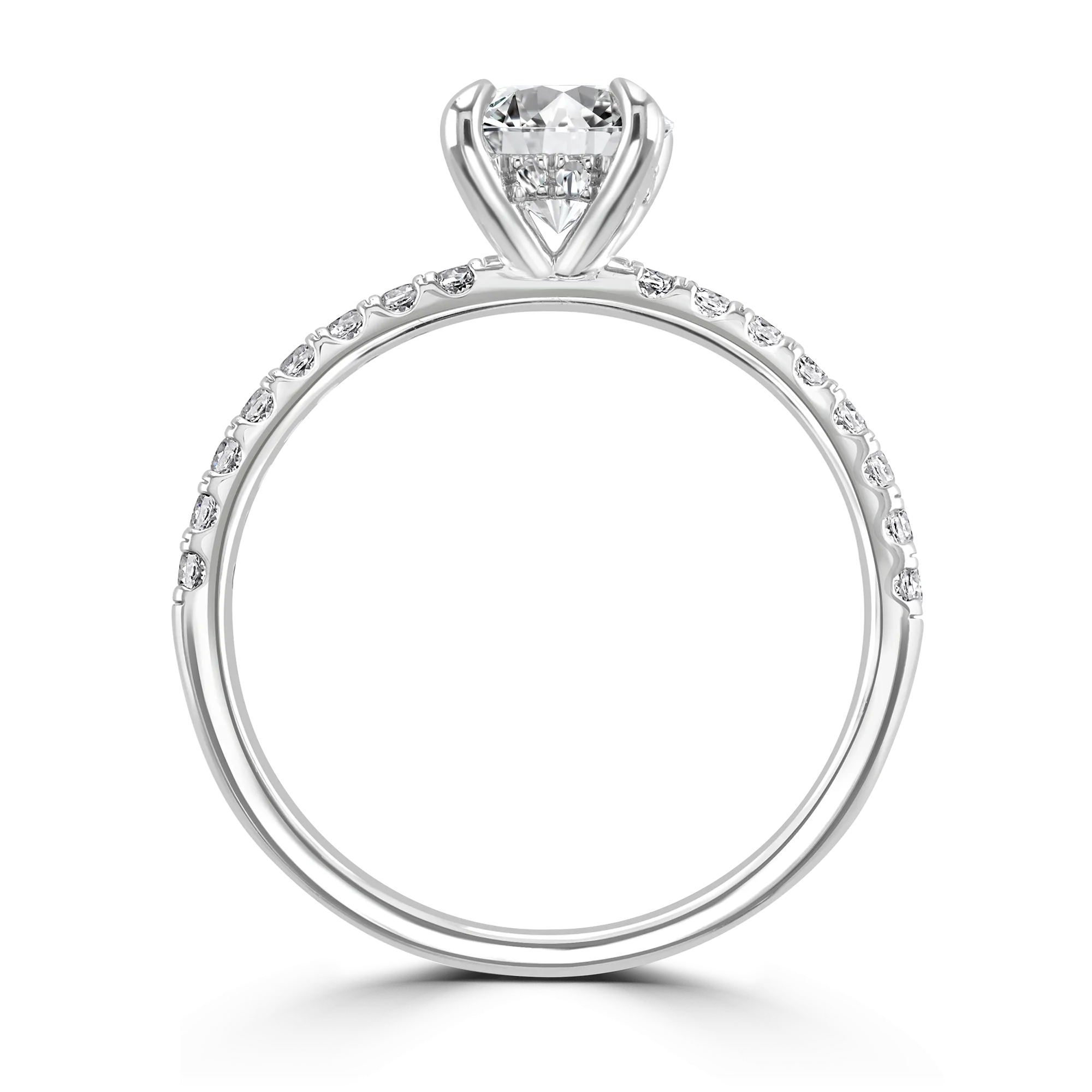 B&N | Platinum & 1.76ct Lab Grown Diamond Engagement Ring