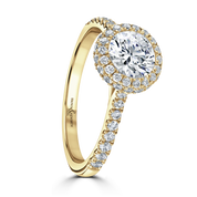 B&N | 18ct Yellow Gold & 2.87ct Lab Grown Diamond Ring
