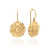 Anna Beck | Scalloped Circle Drop Earrings