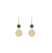 Anna Beck | Apatite Disc Drop Earrings