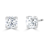 B&N 1.00ct Solitaire Lab Grown Diamond Earrings