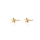 Scream Pretty | Faceted Star Gold Plated Stud Earrings
