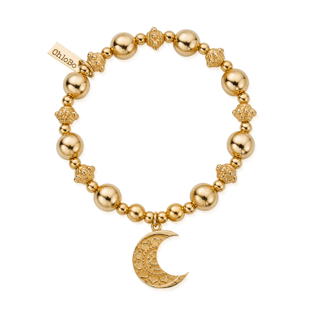 ChloBo |  Gold Moon Mandala Bracelet