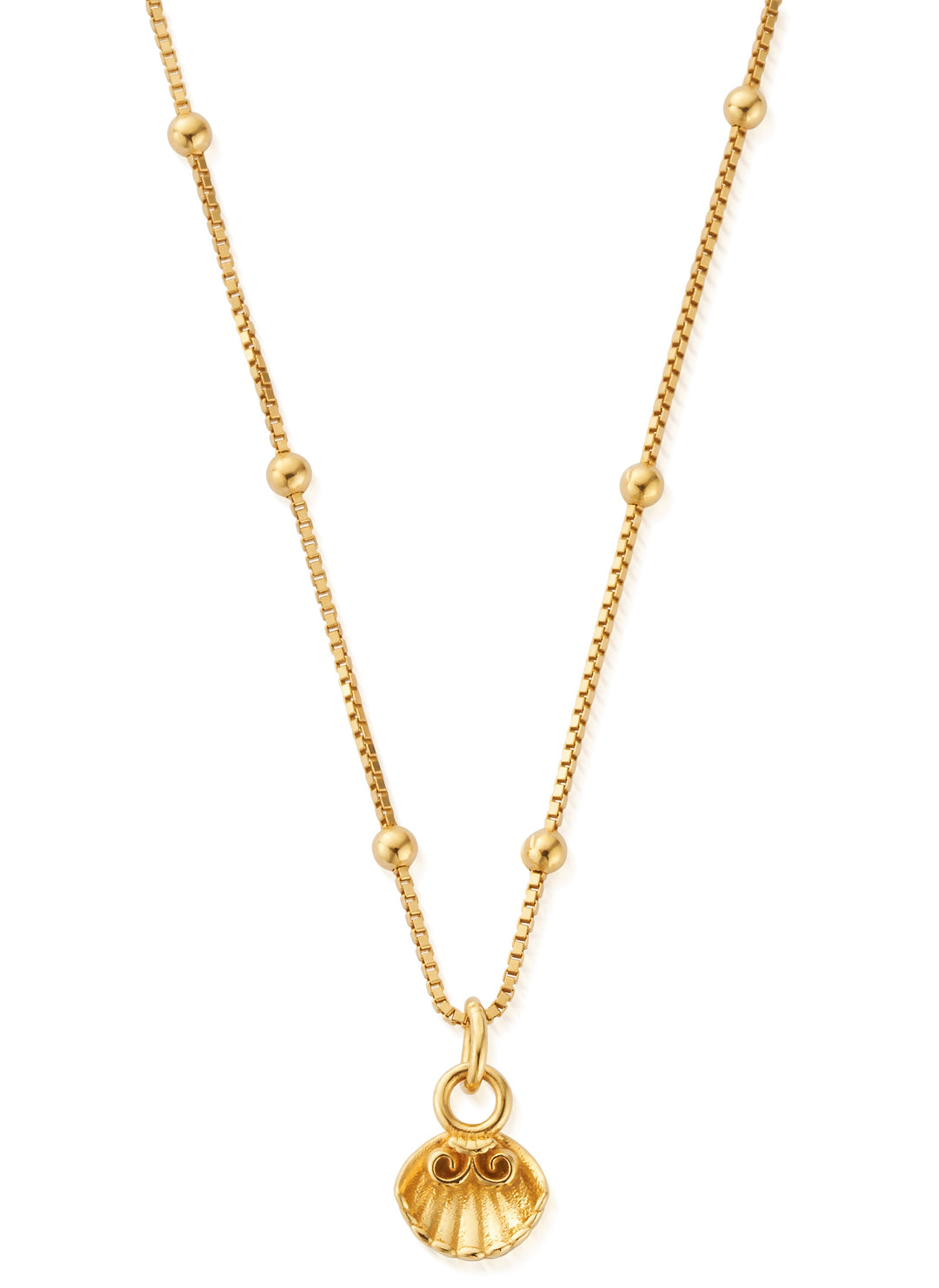 ChloBo | Gold Bobble Chain Travel Seeker Necklace
