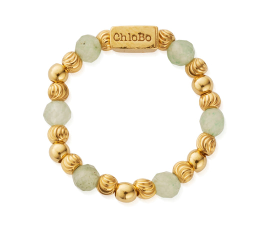 ChloBo | Gold Happiness Aventurine Ring