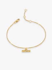 Rachel Jackson | Twisted T-Bar Chain Bracelet