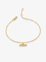 Rachel Jackson | Twisted T-Bar Chain Bracelet