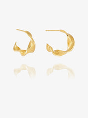Rachel Jackson | Twisted Hoop Earrings - Medium