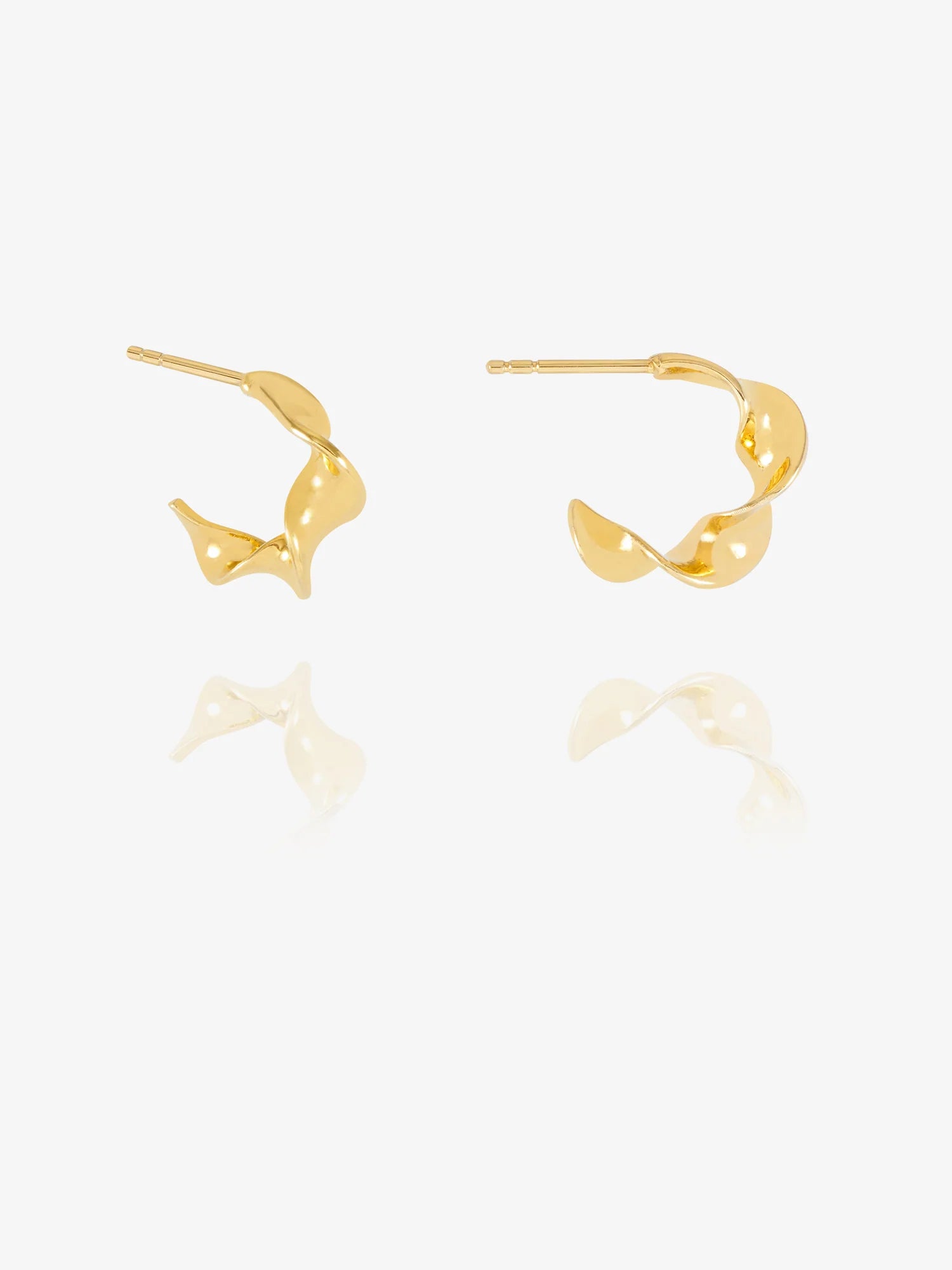 Rachel Jackson | Twisted Hoop Earrings - Small