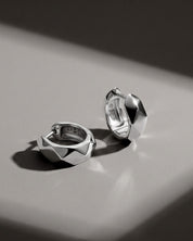 Kit Heath | Glint Geo Wide Hinged Earrings