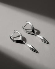 Kit Heath | Glint Tapered Hinged Hoop Earrings