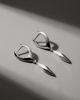 Kit Heath | Glint Tapered Hinged Hoop Earrings