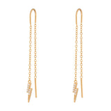 Scream Pretty |  Sparkling Lightning Threader Earrings