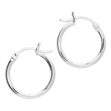 Penmans | Silver 15mm Twisted Hinged Hoop