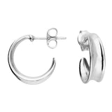 Penmans | Silver 14mm Tapered Stud Hoop