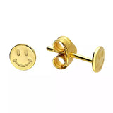 Penmans | Tiny Smiley Face Gold Plated Earrings