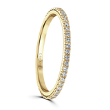B&N | 18ct Gold & 0.2ct Lab Grown Diamonds Eternity Ring