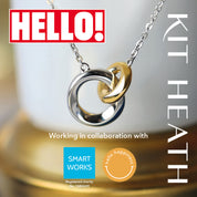 Kit Heath |  Bevel cirque Link Golden 18" Necklet