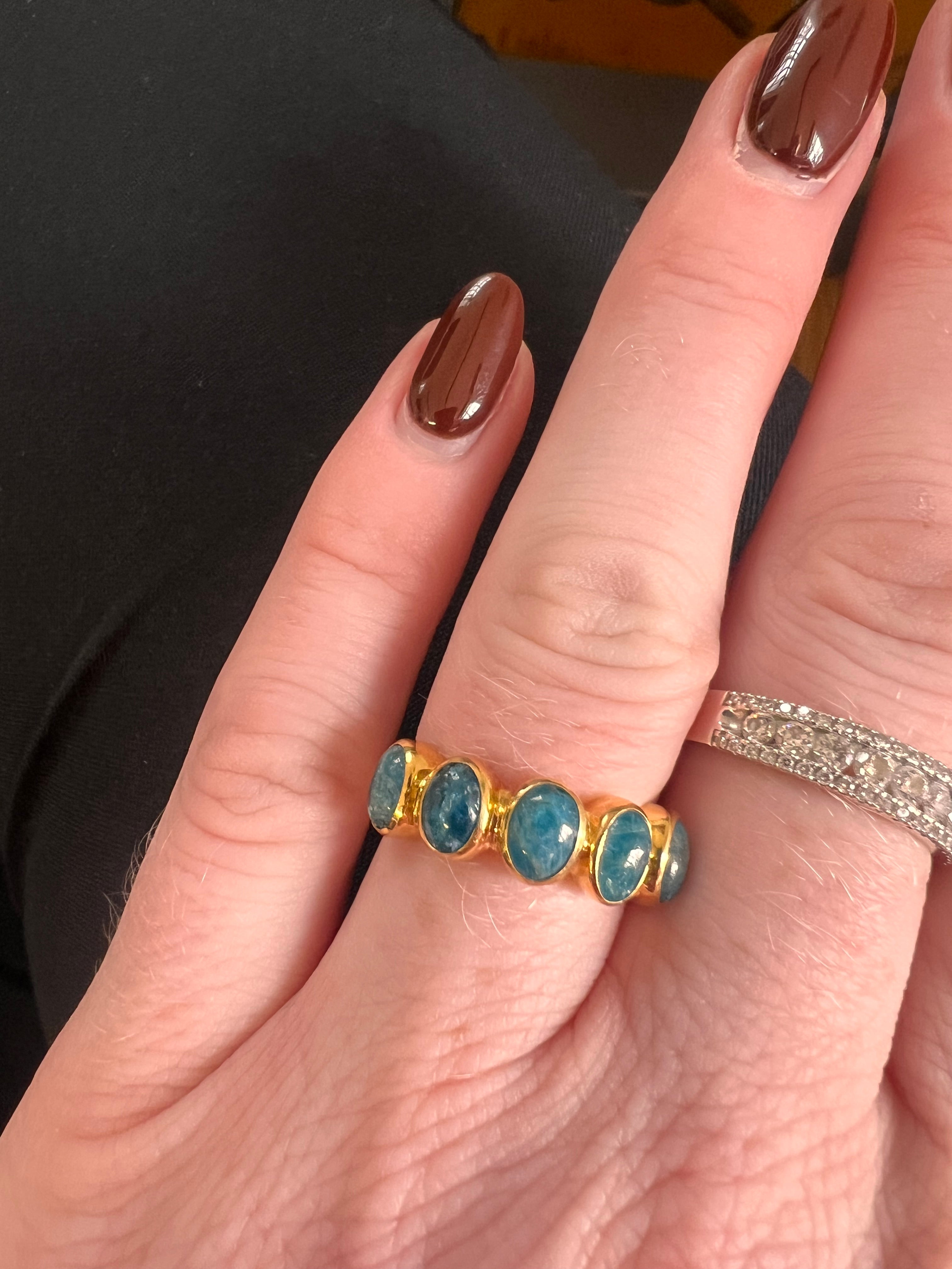 Anna Beck | Multi Apatite Stone Ring