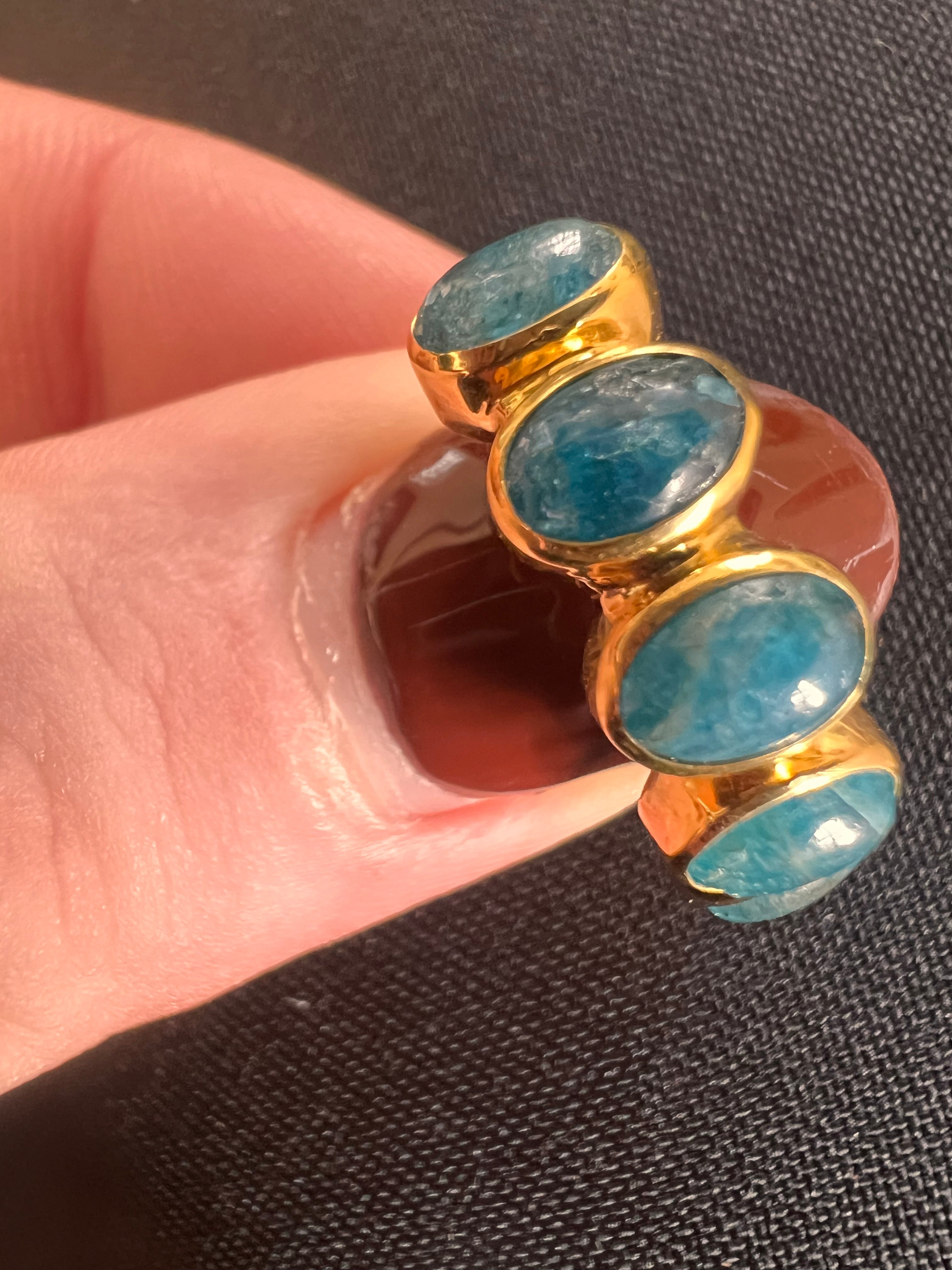 Anna Beck | Multi Apatite Stone Ring