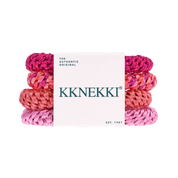 KKNEKKI | Bundle No44 Hair Ties - Bright Pinks