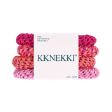 KKNEKKI | Bundle No44 Hair Ties - Bright Pinks