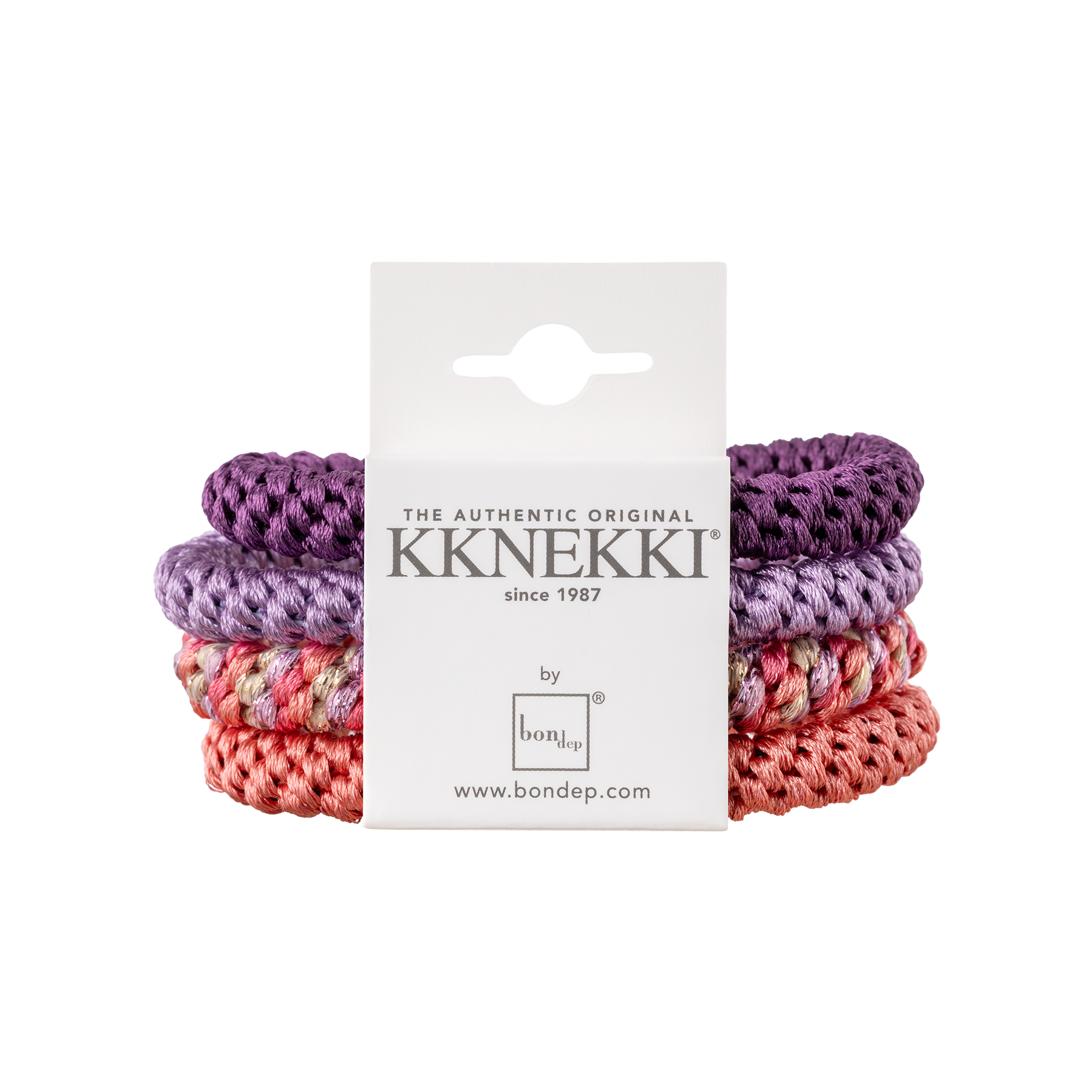 KKNEKKI | Bundle No4 Hair Ties - Purple Mix
