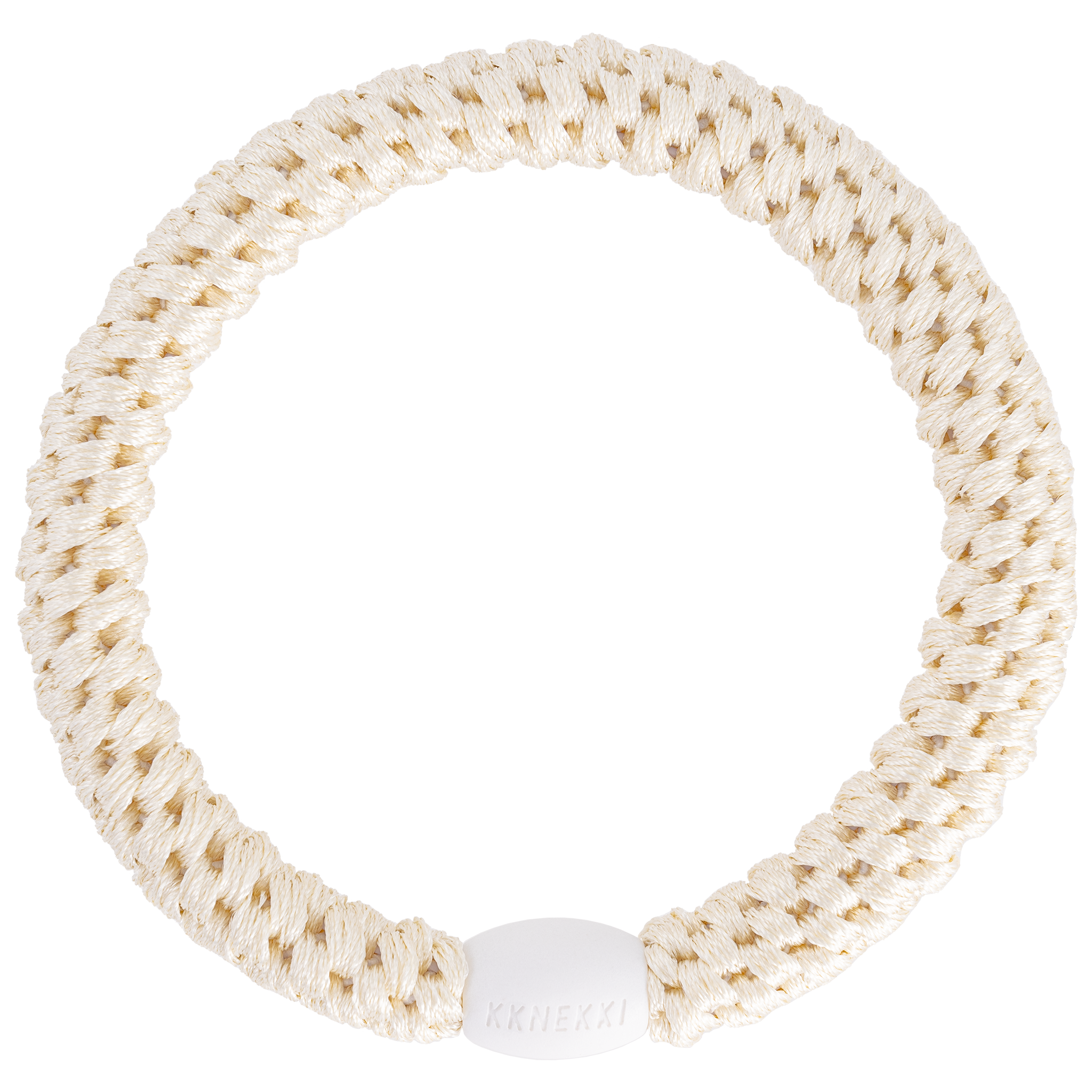 KKNEKKI | Single Hair Tie - Ivory