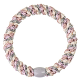 KKNEKKI | Single Hair Tie - Mix Dusty Green Light Pink Glitter