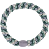 KKNEKKI | Single Hair Tie - Mix Green Silver Glitter