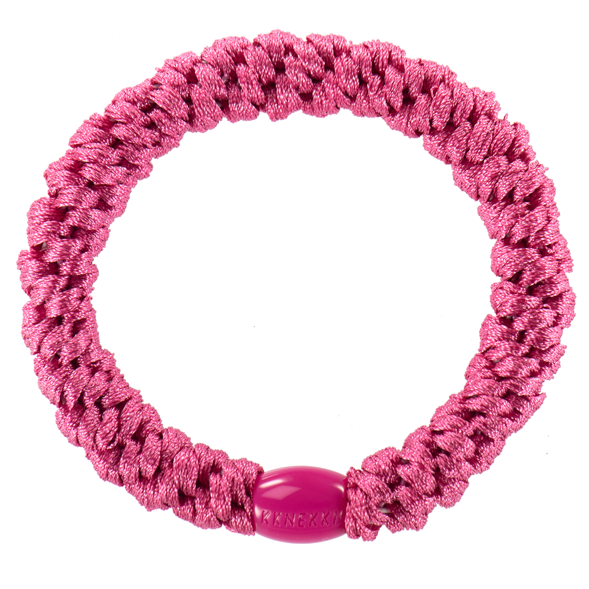 KKNEKKI | Single Hair Tie - Hot Pink