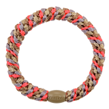 KKNEKKI | Single Hair Tie - Nougat Neon Pink