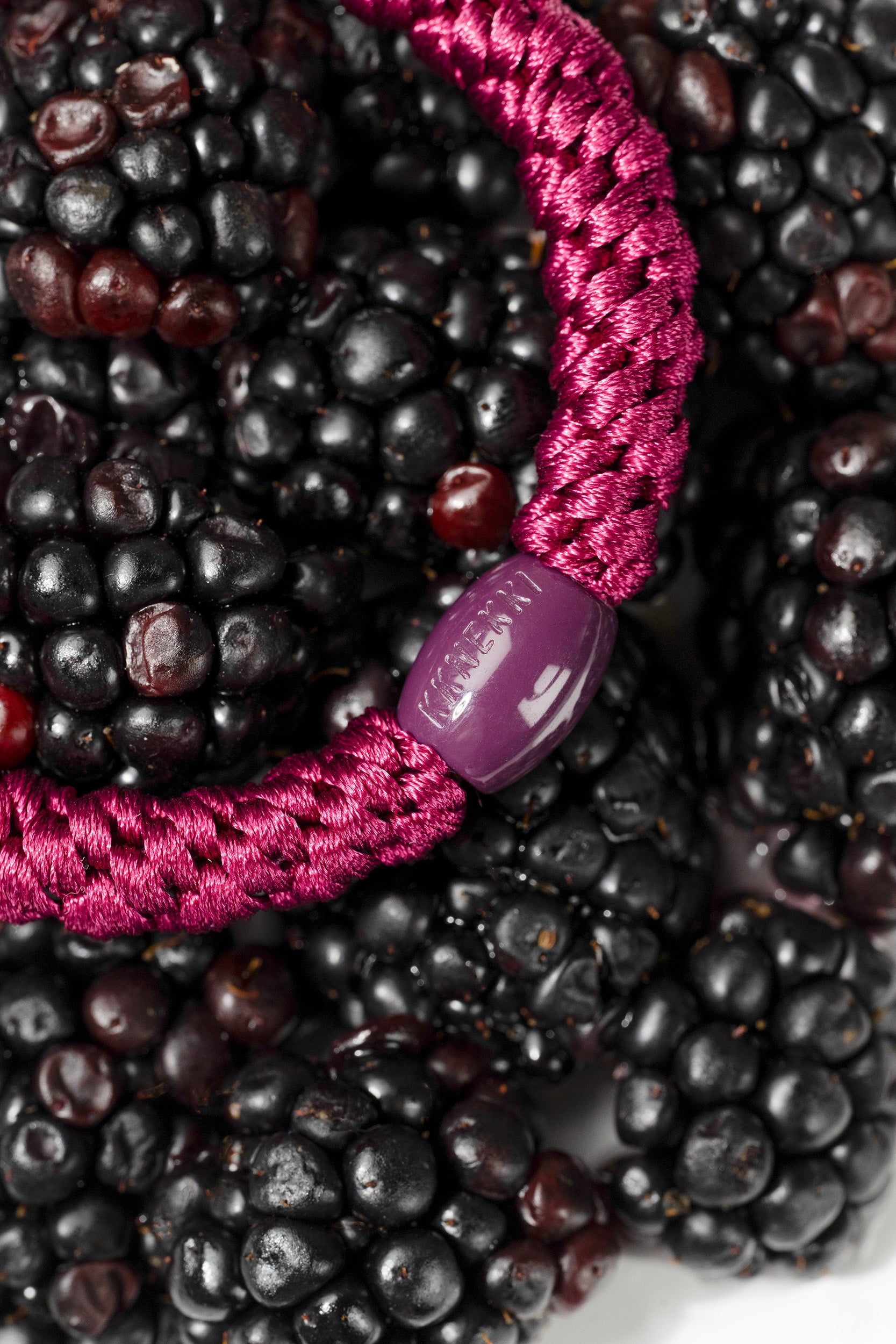 KKNEKKI | Single Hair Tie - Mulberry