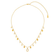 Kezia Gold Crystal Star Stacking Necklace
