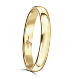 B&N Light Weight Court Wedding Band 3mm