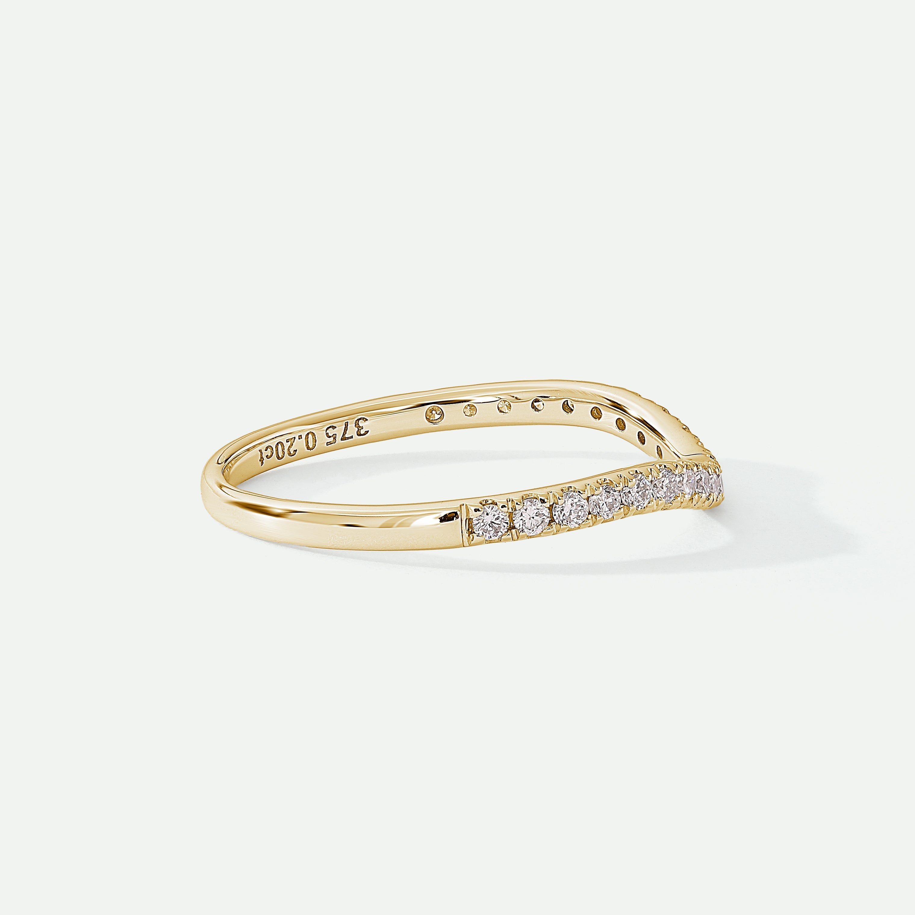 Creative Brilliance | Layla | 9ct Yellow Gold 0.20ct tw Lab Grown Diamond Ring