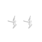 Scream Pretty | Lightening Stud Silver Earrings