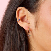 Bijoux De Mimi | Lily Dainty Ear Cuff Gold & Blue