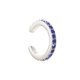 Bijoux De Mimi | Lily Dainty Ear Cuff Silver & Blue