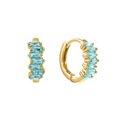 Bijoux De Mimi | Lola Turquoise Huggie Earrings