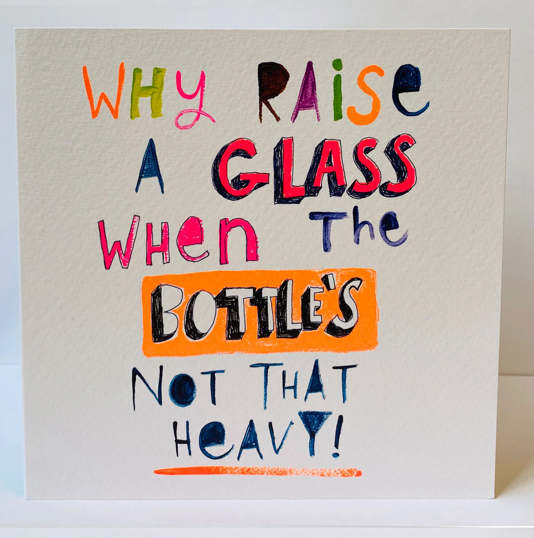 Raise a Glass Birthday Card - Paper Salad