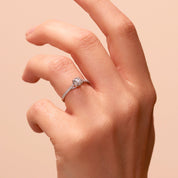 Creative Brilliance | Margot 9ct White Gold 0.50ct tw Lab Grown Diamond Ring