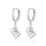 Scream Pretty |  Mix Tape Charm Hoop Earrings