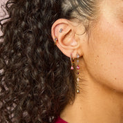 Bijoux De Mimi | Molly Stud Earrings Silver & Turquoise