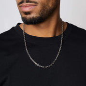 Fred Bennett | Cable Link Steel Necklace